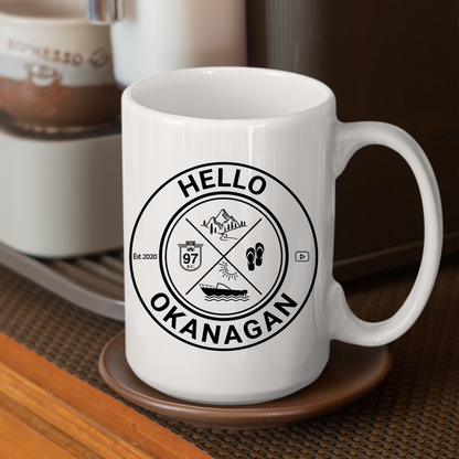 Hello Okanagan Adventure 15oz Coffee Mug