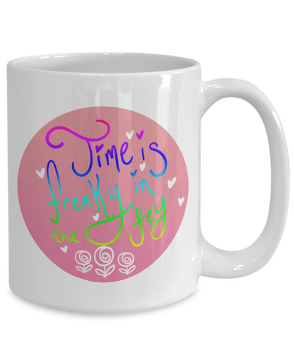 Time is Freaky Dungeons and Dragons 11oz  / 15oz Coffee Mug