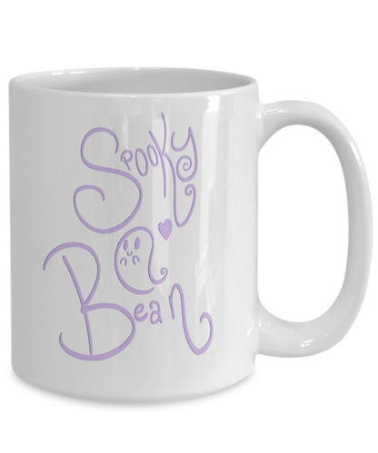 Spooky Bean Ghost 11oz  / 15oz Coffee Mug