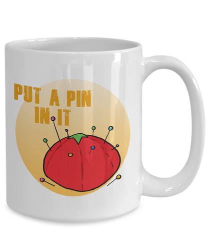 Put a pin in it - Sewing 11oz / 15oz coffee mug