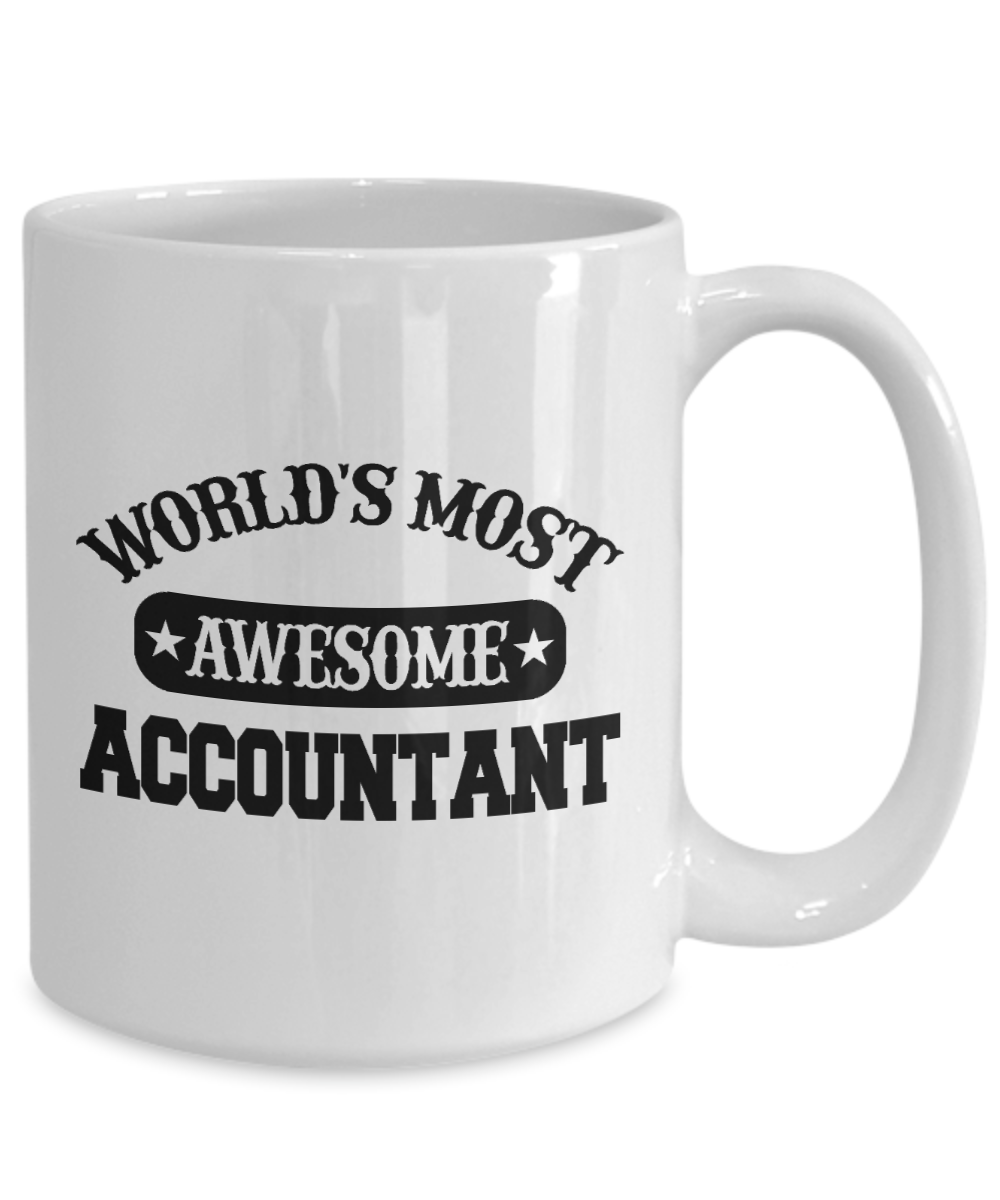 Worlds Most Awesome Accountant Coffee Mug