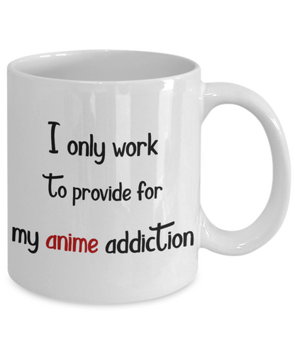 Work to provide for anime coffee mug