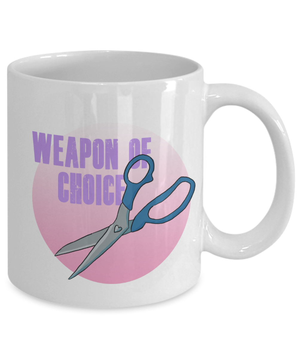 Weapon of choice Sewing 11oz  / 15oz Coffee Mug