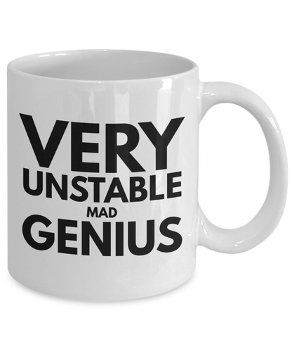 Very Unstable Mad Genius 11oz / 15oz Coffee Mug