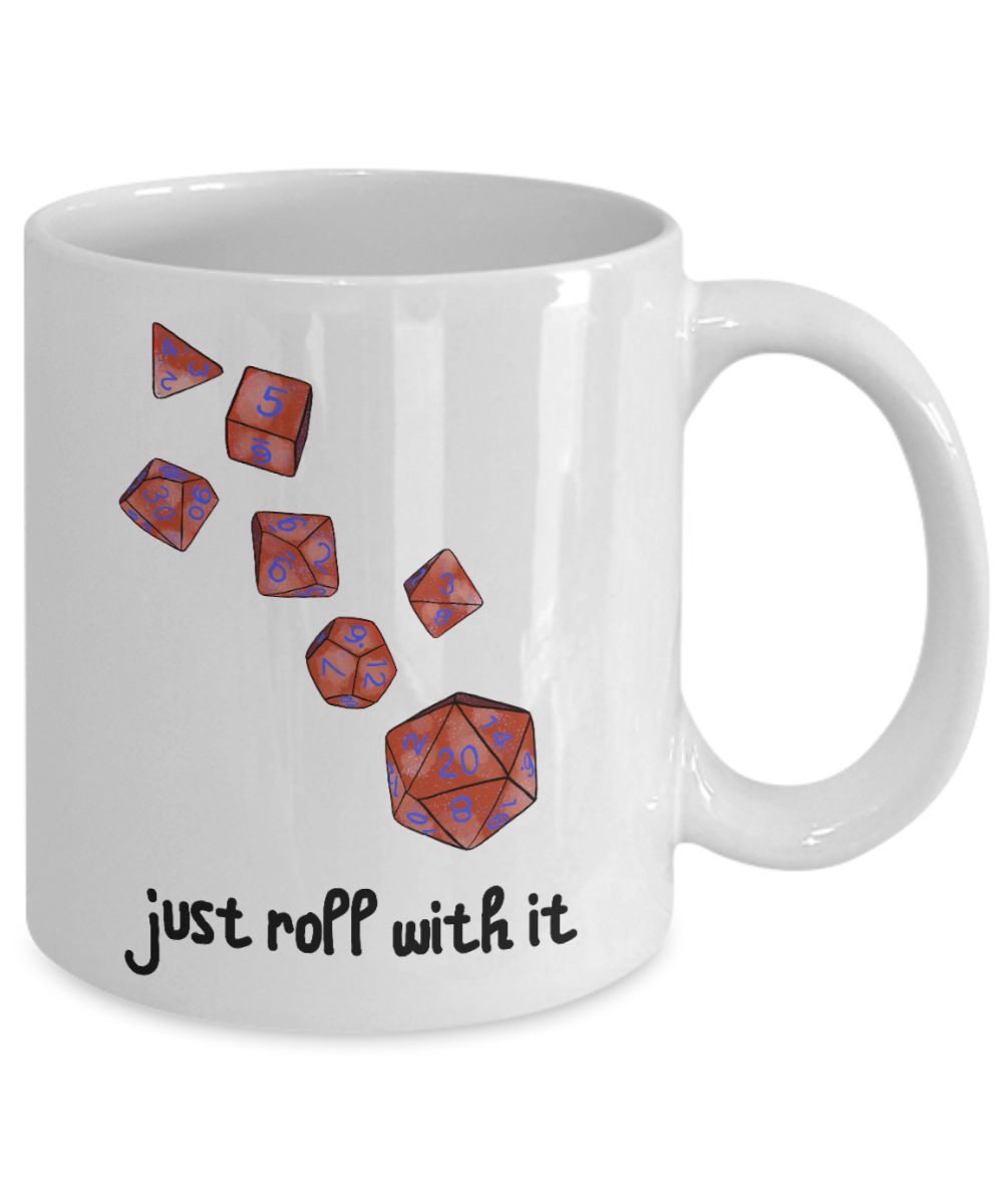 Roll with It - Dungeons and Dragons 11oz / 15oz coffee mug
