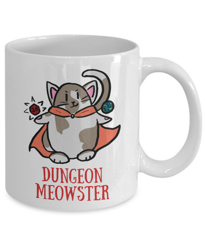 Dungeon Meowster DnD Dungeons and Dragons 11oz or 15oz Coffee Mug