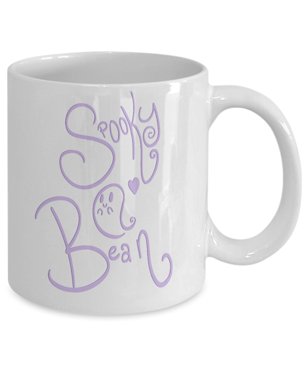 Spooky Bean Ghost 11oz  / 15oz Coffee Mug