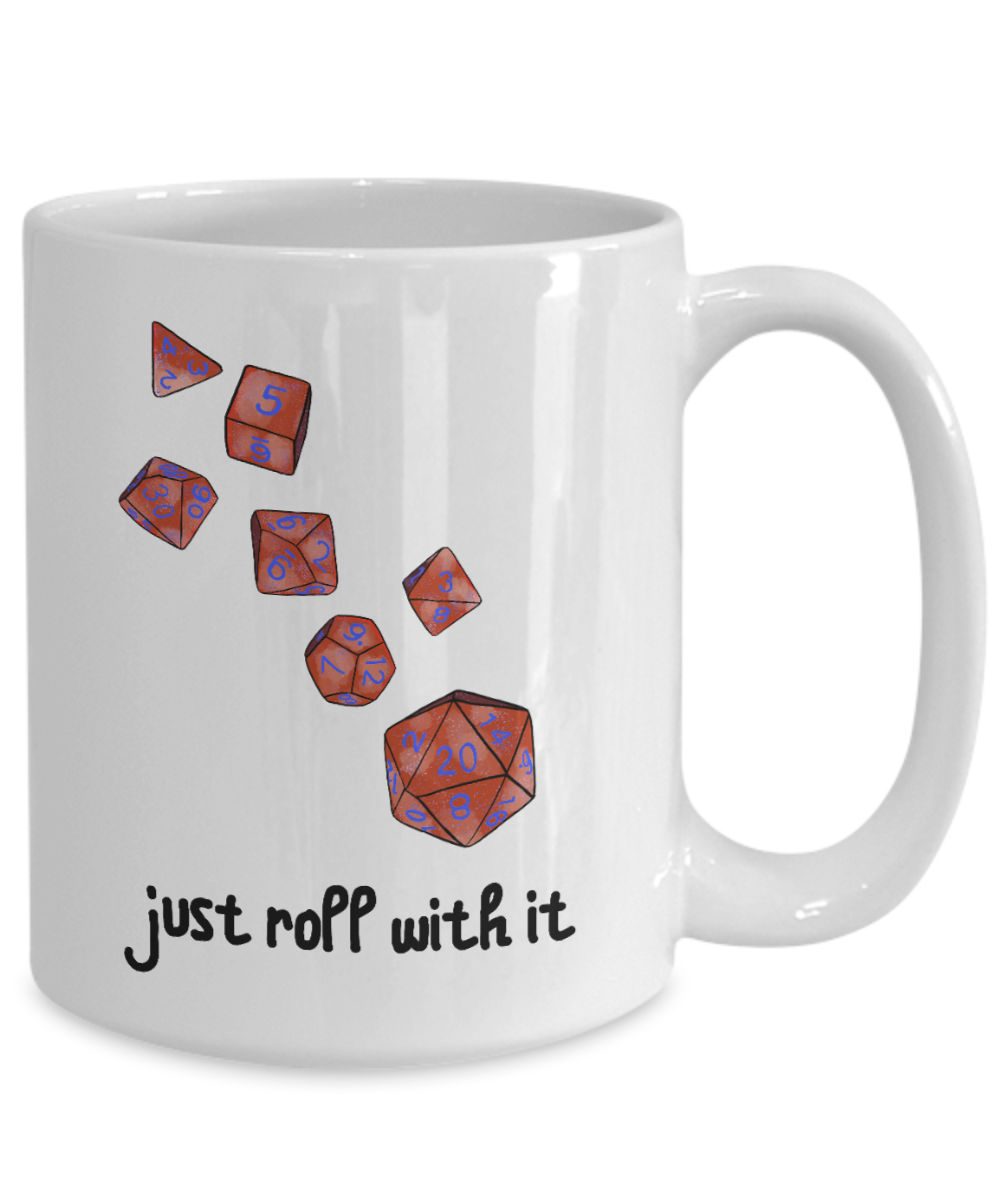 Roll with It - Dungeons and Dragons 11oz / 15oz coffee mug
