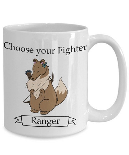 Dungeons and Dogs ranger mug