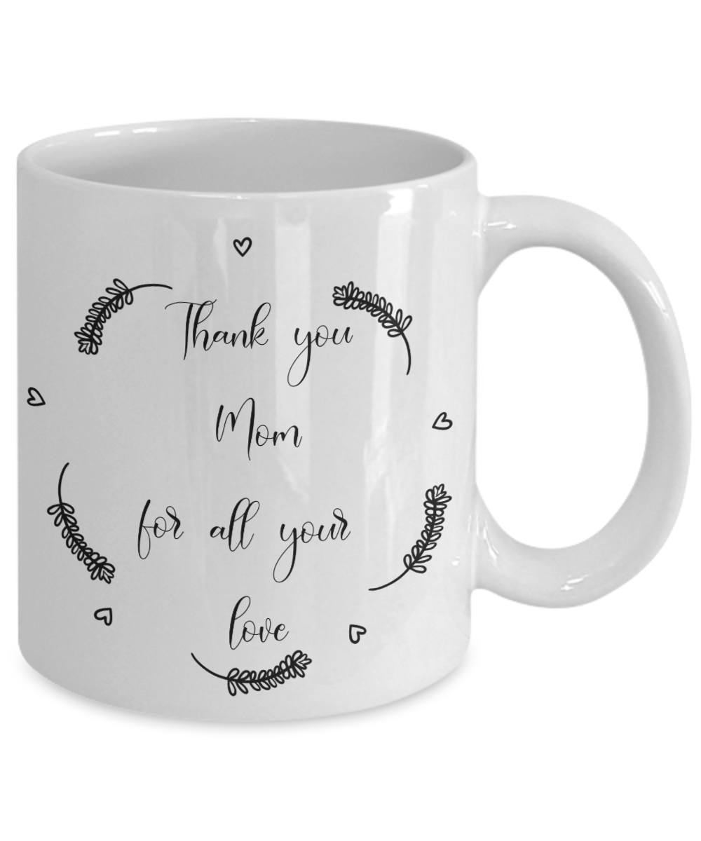 thank you mom coffee mug