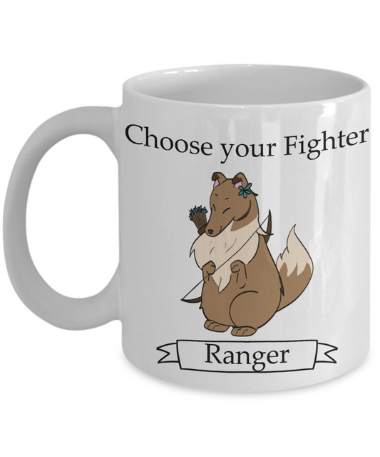 Dungeons and Dogs ranger mug
