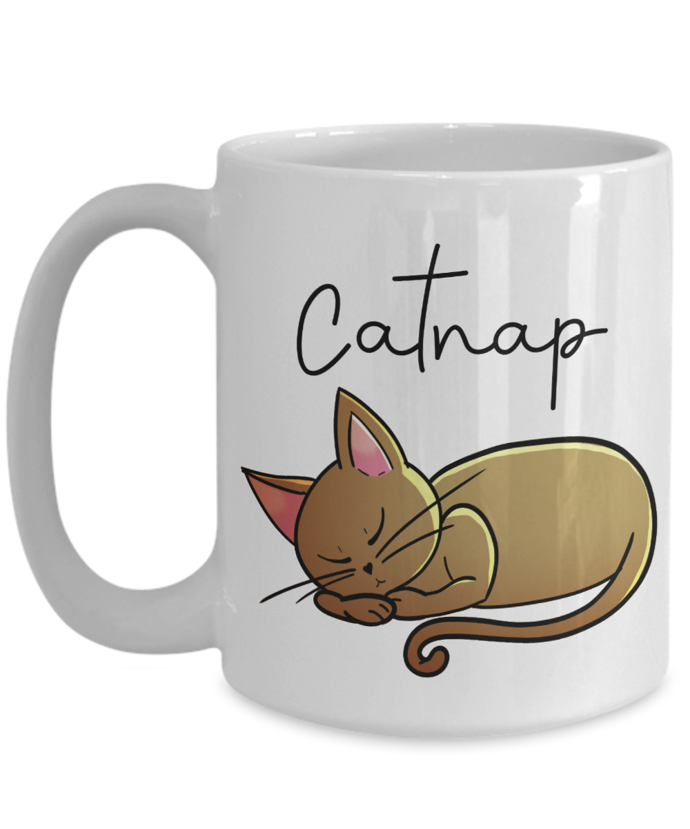 Cat Nap -  Cat Lovers 11OZ  / 15OZ COFFEE MUG