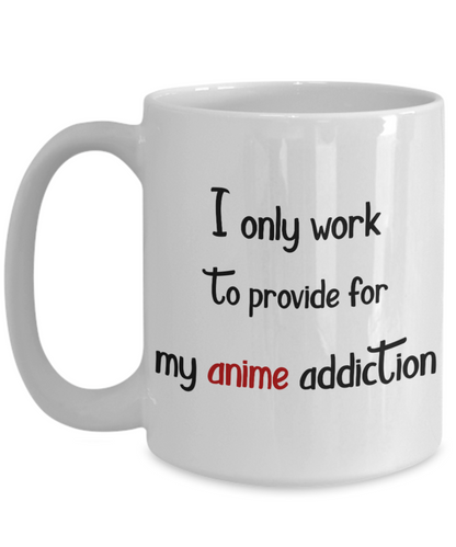 Work to provide for anime coffee mug
